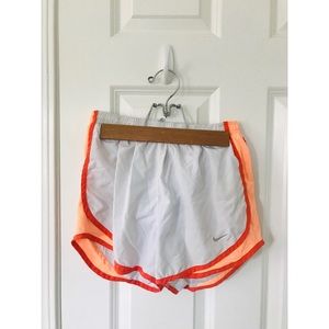 White Nike Shorts - Small